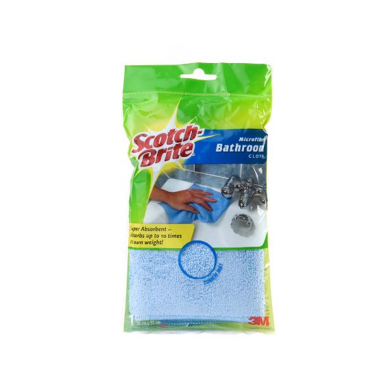 Picture of Scotch Brite Microfibre Bathroom Cloth Size 30cm x 32cm 1pc