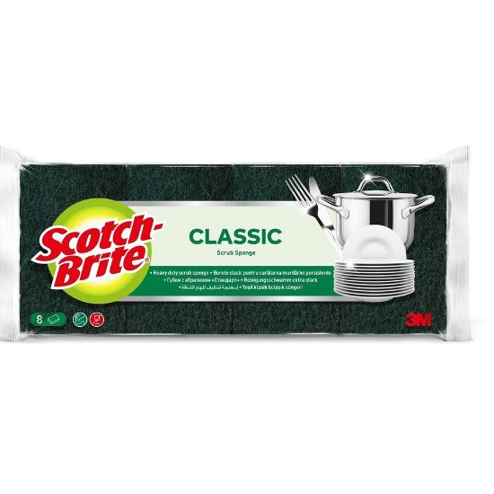 Picture of Scotch Brite Classic Scrub Sponge 8pcs