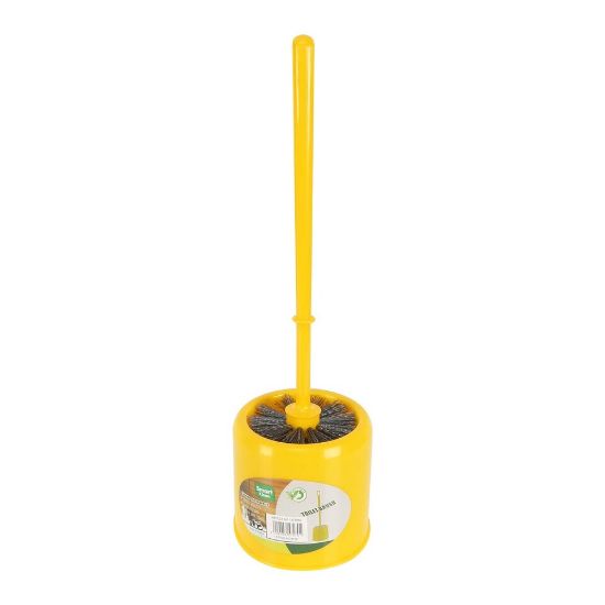 Picture of Smart Klean Toilet Brush With Holder 9112 Yellow