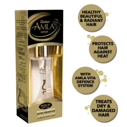 Picture of Dabur Amla Hair Serum Snake Oil Repair Therapy 50ml
