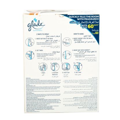 Picture of Glade 3in1 Automatic Spray Unit + Elegant Amber & Oud Refill Value Pack 175g