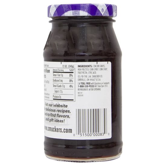 Picture of Smucker's Concord Grape Jam 340g(N)