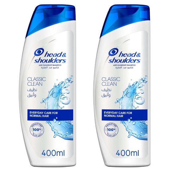 Picture of Head & Shoulders Classic Clean Anti-Dandruff Shampoo 2 x 400ml