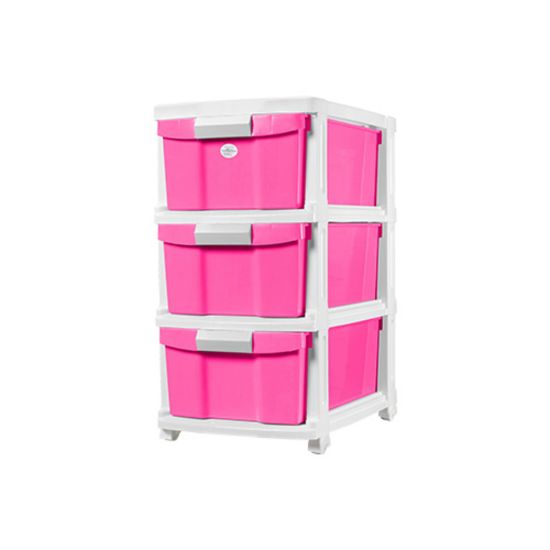 Picture of JCJ Drawer 3Tiers With Wheel 2523 Assorted Color