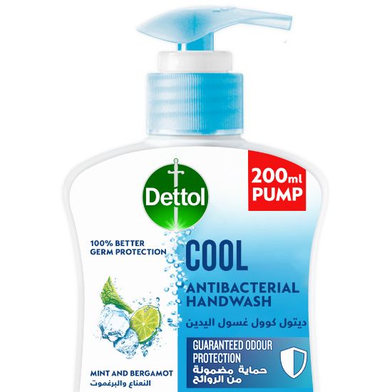 Picture of Dettol Cool Handwash Liquid Soap Mint & Bergamot Fragrance 200ml