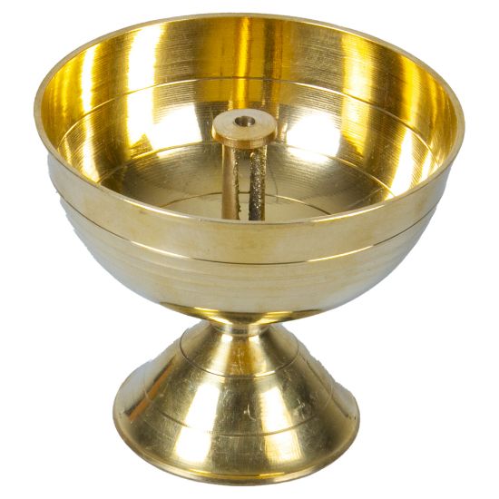 Picture of Madhoor Brass Diya Stand 7x6cm Assorted