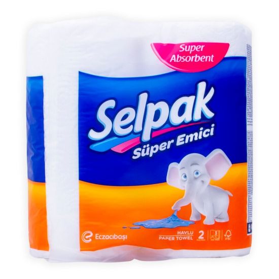 Picture of Selpak Super Emici Paper Towel 3ply 2pcs