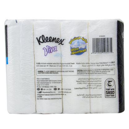 Picture of Kleenex Viva Multi Purpose Household Towel 2ply 4 x 40 Sheets