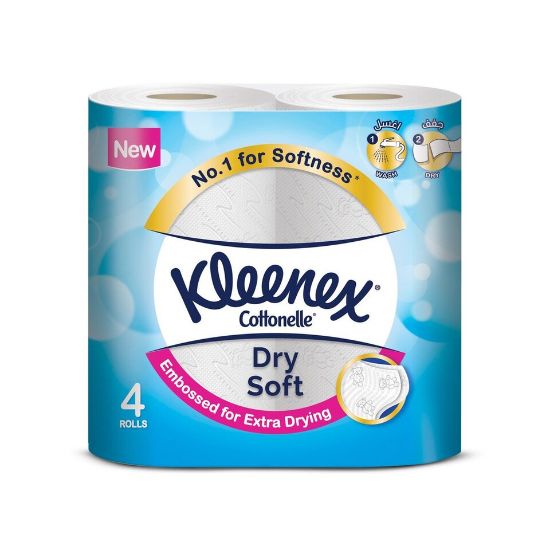 Picture of Kleenex Toilet Tissue Dry Soft 4pcs