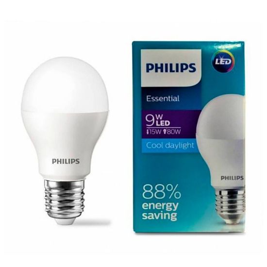 Picture of Philips Essential LED Bulb 2pcs 9W E27 Cool Daylight