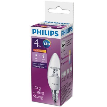 Picture of Philips LED Candle Bulb 4-25W E14 2700K 220-240V