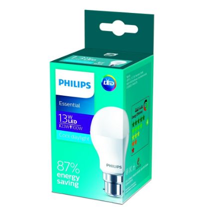 Picture of Philips Essential LED Bulb 2pcs 13W B22 CDL