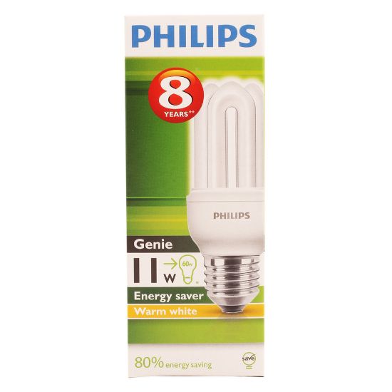 Picture of Philips Energy Saver Bulb 11W E27 Warm White