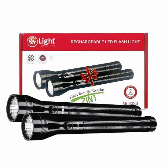 Picture of Mr.Light Rechargeable LED Flashlight MR.3333 2pcs