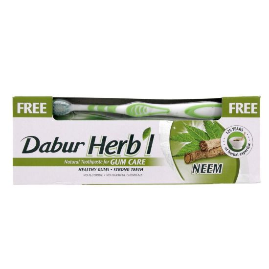 Picture of Dabur Herb'l Natural Toothpaste Neem For Gum Care 150g