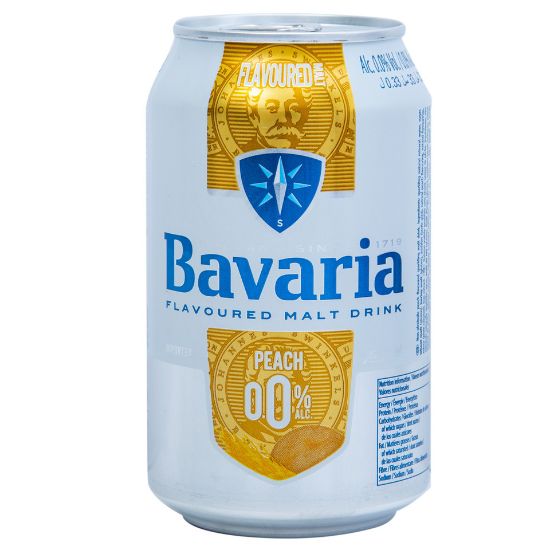 Picture of Bavaria Non Alcoholic Malt Drink Peach 330ml(N)