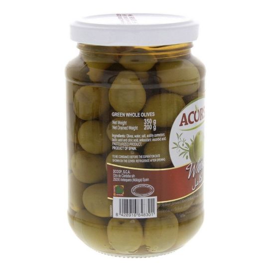 Picture of Acorsa Whole Green Olives 200g