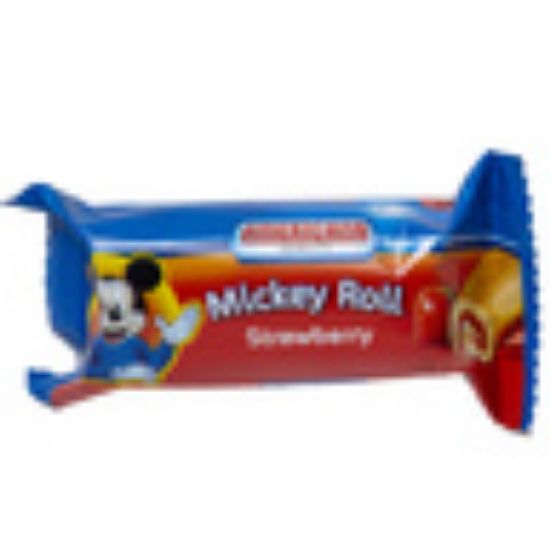 Picture of Americana Mickey Roll Strawberry 25g(N)