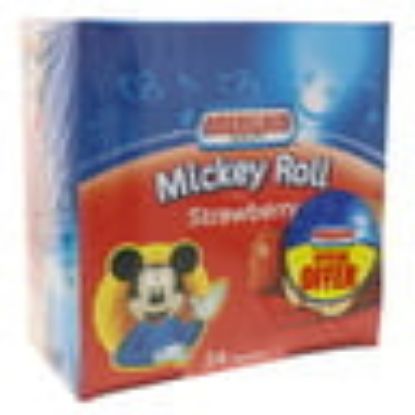Picture of Americana Mickey Roll Strawberry 24 x 25g(N)