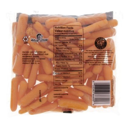 Picture of Baby Carrots Peeled USA 340g(N)