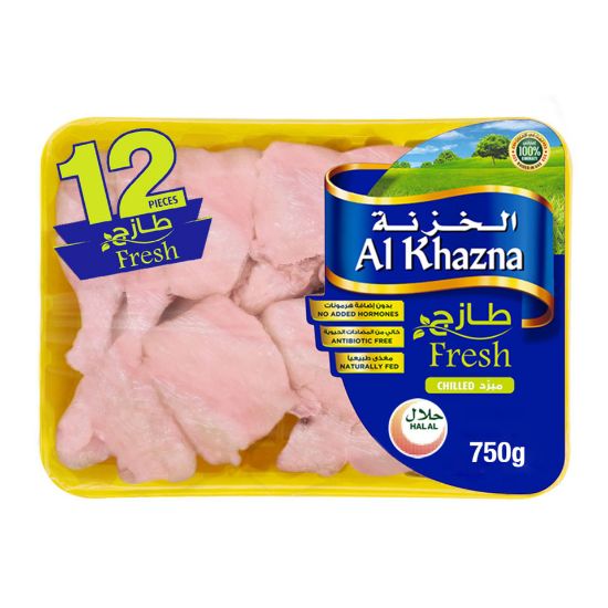 Picture of Al Khazna Fresh Chicken Cut Skinless 12pcs 750 g(N)