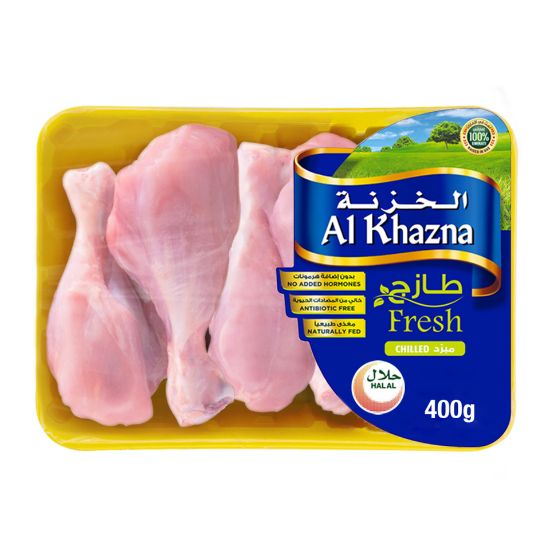 Picture of Al Khazna Fresh Chicken Drumsticks Skinless 400g(N)