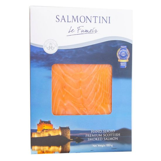 Picture of Salmontini Hand Sliced Smoked Salmon 100g