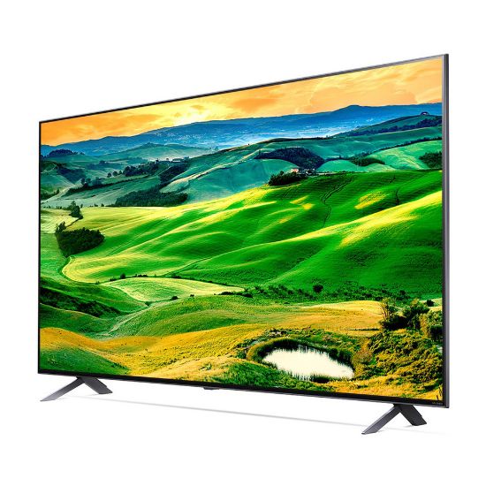 Picture of LG QNED TV 55 Inch QNED80 Series, New 2022, Cinema Screen Design 4K Active HDR webOS22 with ThinQ AI - 55QNED806QA