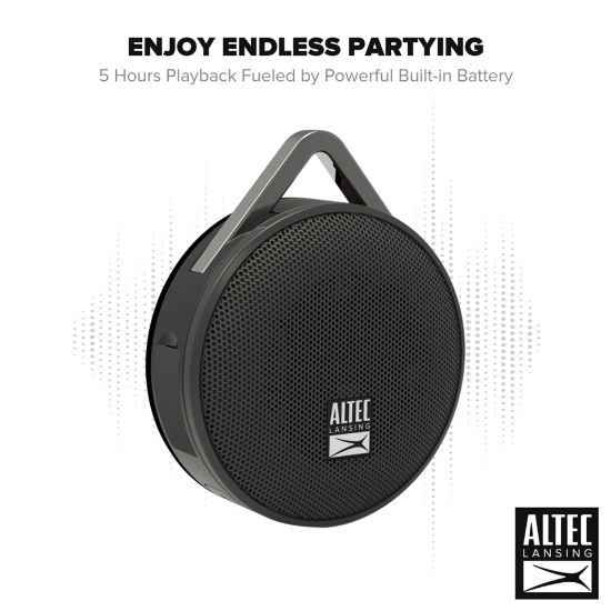 Picture of Altec Lansing Orbit Go Bluetooth Speaker IMW356 Black