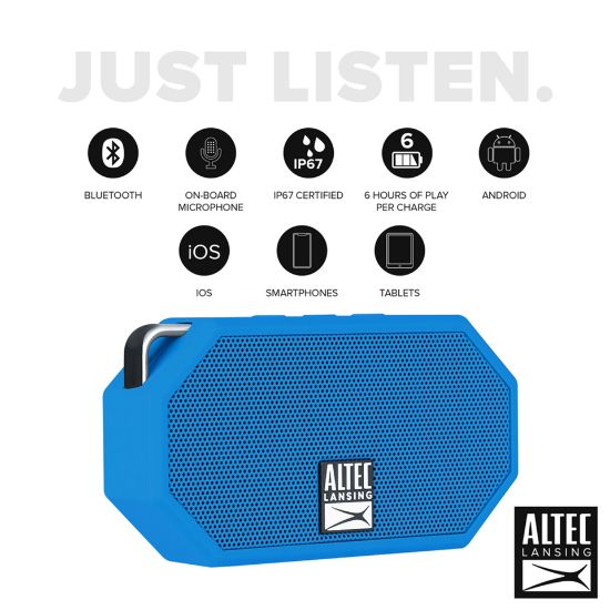 Picture of Altec Lansing Mini H20 BT Speaker W258N Aqua