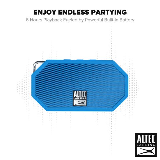 Picture of Altec Lansing Mini H20 BT Speaker W258N Aqua