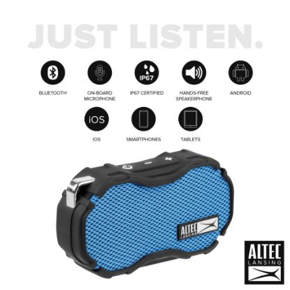 Picture of Altec Lansing Baby Boom Bluetooth Speaker W269N Blue
