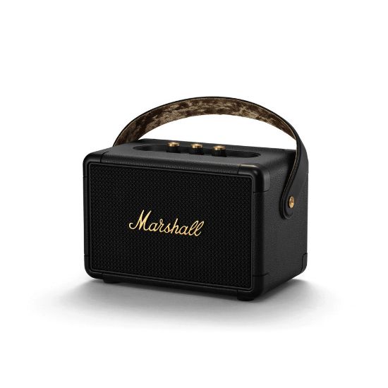 Picture of Marshall Kilburn II Portable Bluetooth Speaker, Black and Brass