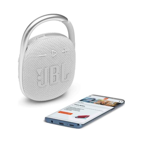 Picture of JBL Portable Bluetooth Speaker Clip 4 White