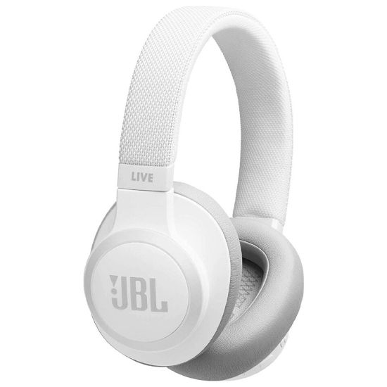 Picture of JBL Wireless Over-Ear Noise Cancelling Headphone LIVE650BTNC White