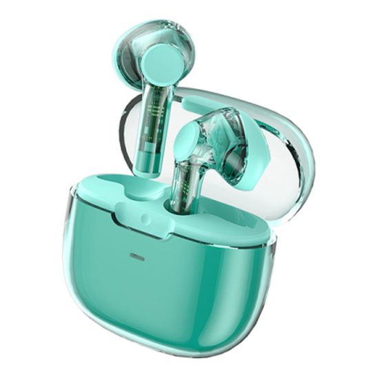 Picture of Wiwu Pure Sound TWS Airbuds T-12T Turquoise Blue