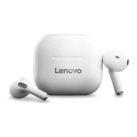 Picture of Lenovo LP40 TWS Headphone True Wireless BT Earbuds,White