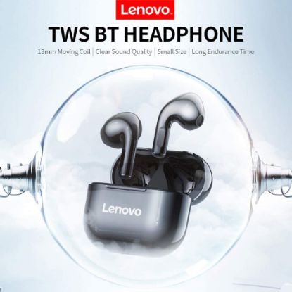 Picture of Lenovo LP40 TWS Headphone True Wireless BT Earbuds,White