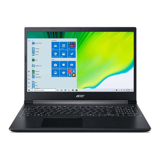 Picture of Acer Aspire 7 A715,Laptop(A715-75G-56E4),Intel Core i5-10300H,8GB RAM,512GB SSD, 15.6"FHD,Windows 10,Black,English-Arabic Keyboard