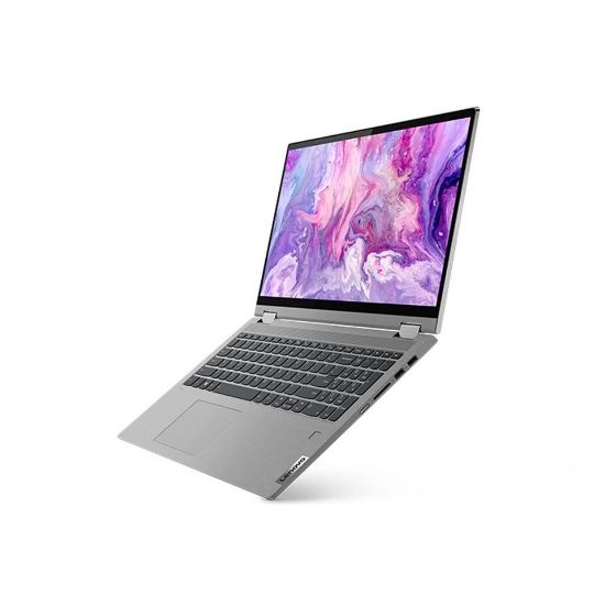 Picture of Lenovo IdeaPad Flex 5,82HS00U6AX,2-in-1 Laptop,Intel Core-i7-1165G7,16GB RAM,512GB SSD, 14"FHD,2 GB NVIDIA GeForce MX450 Graphics ,Windows 11,Grey,English-Arabic Keyboard