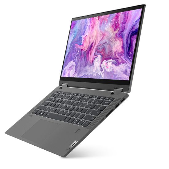 Picture of Lenovo IdeaPad Flex 5 82HU008JAX ,2 in 1 Laptop,AMD Ryzen 7 5700U Processor,8GB RAM,512GB SSD, 14.0"FHD,AMD Radeon Graphics,Windows 11,Platinum Grey,English-Arabic Keyboard