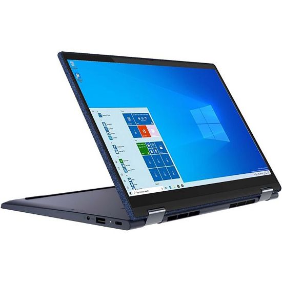 Picture of Lenovo Yoga 6,2in1 Notebook(82ND00AJAX),AMD Ryzen 5 5500U,8GB RAM,512GB SSD, 13.3"FHD,Integrated AMD Radeon Graphics,Windows 11,Abyss Blue,English-Arabic Keyboard