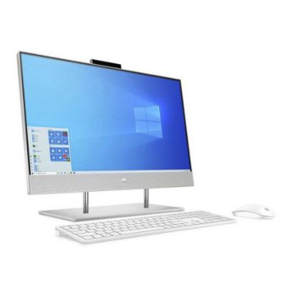 Picture of HP 24-DP001 All-in-One Pavilion Desktop(107J9EA#ABV),Core i5-1035G1,8GB,1TB HDD,256GB SSD,NVIDIA 2GB GDDR5, Windows 10,23.8 inch FHD,Silver