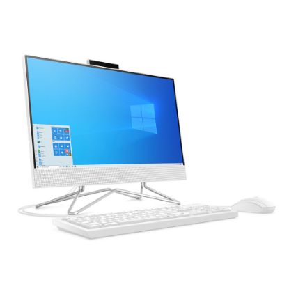 Picture of HP All-in-One Bundle PC 21.5" FHD, Intel® Core™ i3 processor,4GB RAM, 256GB SSD,Intel® UHD Graphics, Windows 10, White, 22-DF1004NE, 3B4Y5EA