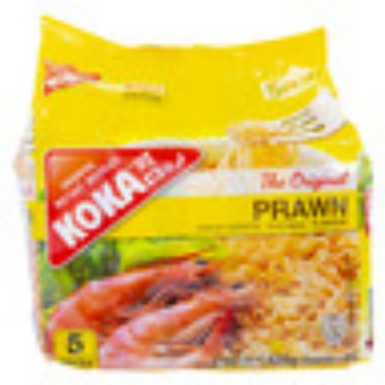 Picture of Koka Instant Noodles Prawn Flavour 5 x 85g(N)