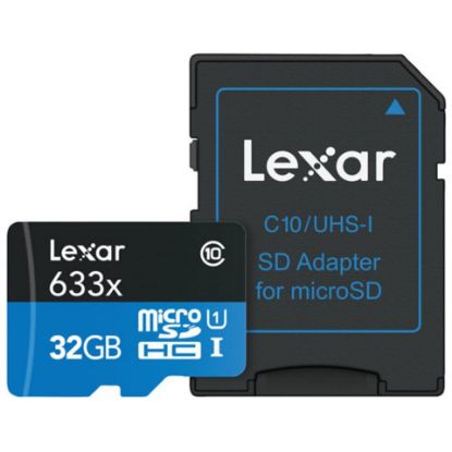 Picture of Lexar Micro SD Card With Reader 633A 32GB