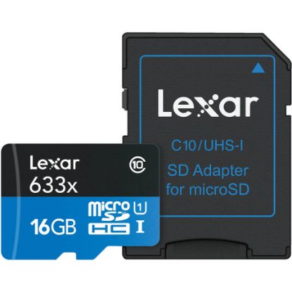 Picture of Lexar Micro SD Card With Reader 633A 16GB