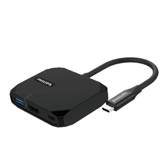 Picture of Philips USB C Hub SWV6025B 4 USB chargiing ports USB Type-C USB port HDMI