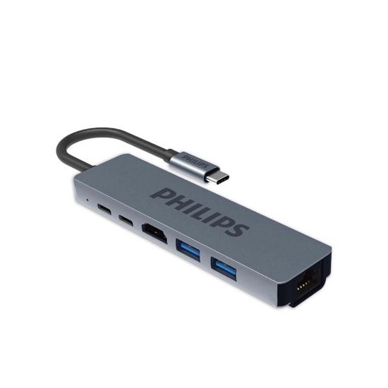 Picture of Philips Hub 6-Port USB 3.0 Type C - SWV6116G