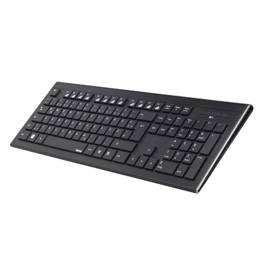 Picture of Hama Cortino Wireless QWERTY Keyboard/Mouse Set, D3182664